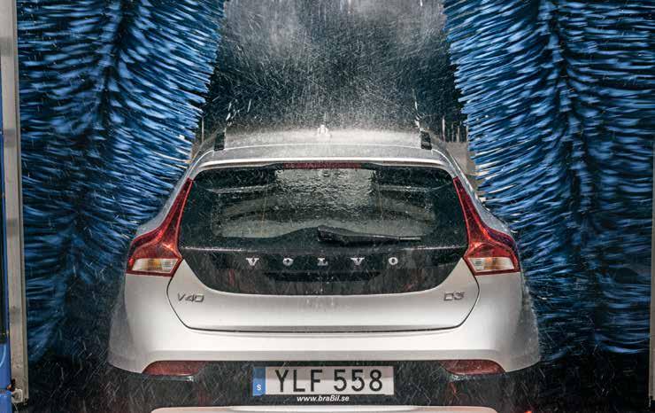 OKQ8 SCANDINAVIA ATT TVÄTTA BILEN PÅ STATION GER STORA MILJÖVINSTER.
