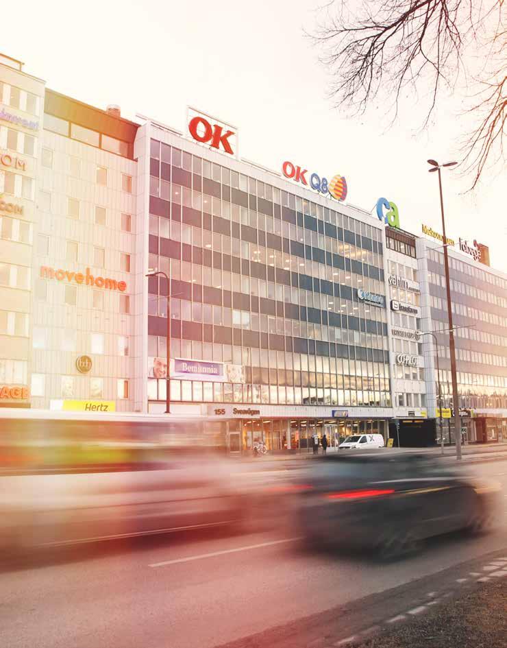FASTIGHETER FASTIGHETER Ägarandel och varför äger OK OK äger 100 procent. Fastigheter är en trygg investering över tid som gett och ger ekonomisk stabilitet åt OK.