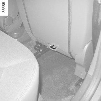 ISOFIX-fästpunkterna har särskilt utvecklats för barnstolar med ISOFIX-systemet.