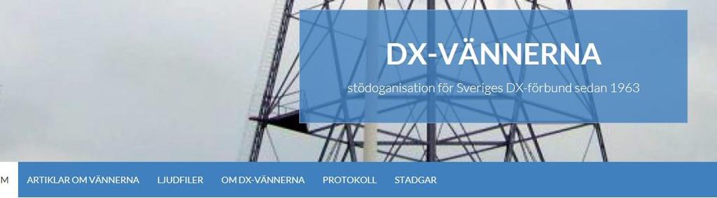 Vi kommer då också att kunna lägga in ljudfiler och där finns en del ljudfiler från Sveriges Dx- Förbunds specialprogram signerade Claes-W Englund.