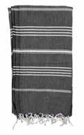 BADROCK HAMAM Thin stripe black/white, 100 % bomull, packad i