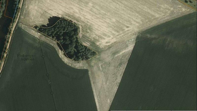 Vid Skee finns många liknande svackor och raviner i åkerlandskapet som den i bild 31. Genom en mer detaljerad höjdanalys av åkermarken bör ett stort antal kulverterade vattenfåror kunna hittas.