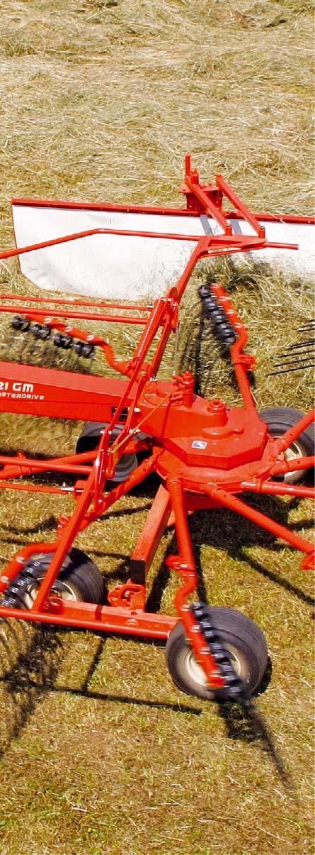 KUHN s lösning är den unika MASTERDRIVE-transmissionen på större modeller, som 4121