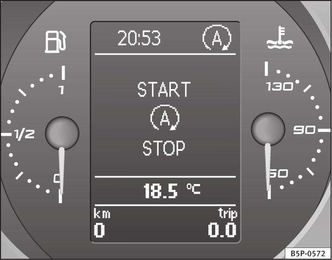 Däremot påverkar inte rattvinkeln huruvida bilen kan startas. Om start-stoppfunktionen är i drift startar motorn omedelbart.