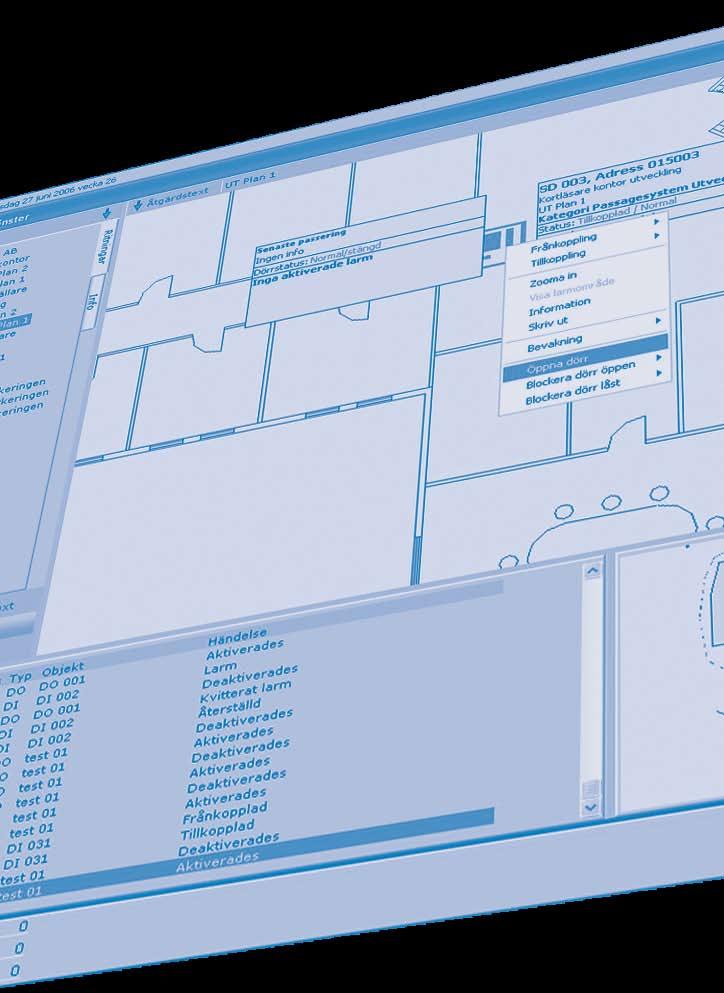 Passersystem ARX ARX Passersystem är ett On-Line system med kommunicerande systemkomponenter.