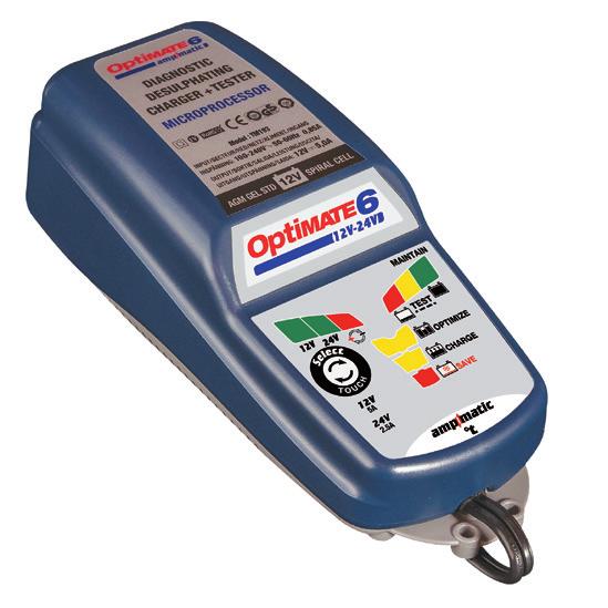 Laddar batterier som är urladdade ner till 1 volt.
