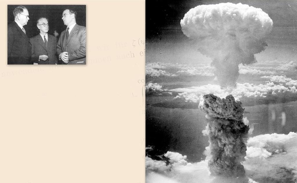 Atomkraft Efter att atombomberna fallit över Hiroshima och Nagasaki i augusti 1945 blev kärnfysiken känd för hela världen. Torsten hade hållit sin vän Tage informerad om utvecklingen inom området.