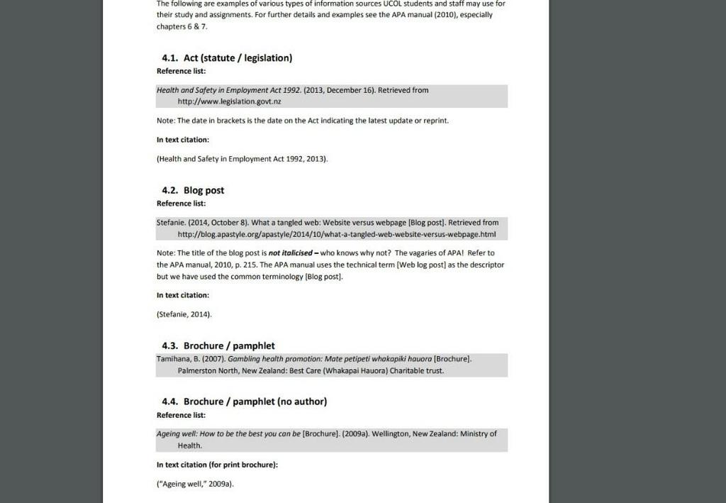 Nu ser du en lista över referensguider på svenska