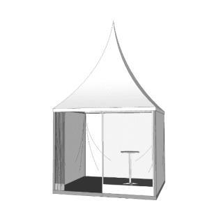 Utbud Nedan följer information om utbudet. Yta Bild Information Pris Utställningstält 3x3m Mini Tält för närvaro på Mötesplatsen.