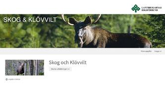 Förberedelser inför första träffen i studiecirkeln Alla deltagare i studiecirkeln uppmanas att innan träff 1 gå in på www.skogochklovvilt.