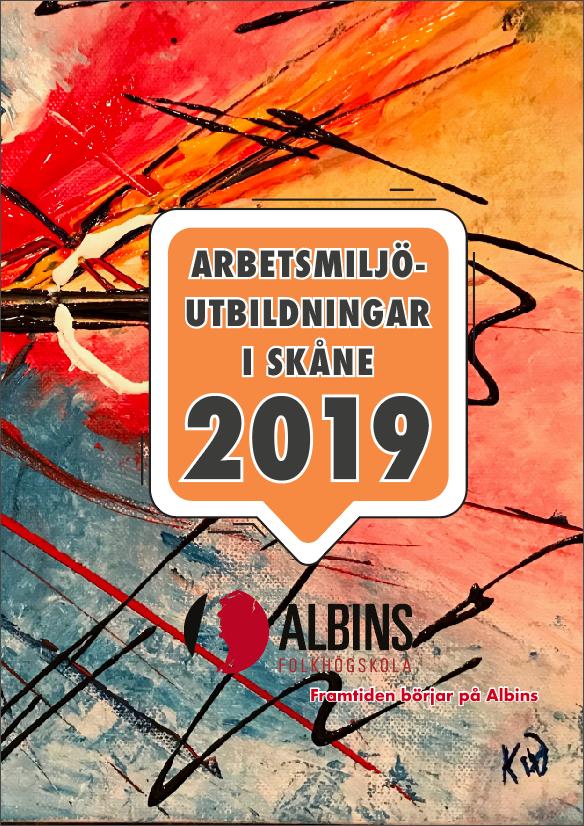 ARBETSMILJÖUTBILDNINGAR Albins katalog för arbetsmiljöutbildningar. Vill du veta mer om våra Arbetsmiljö utbildningar som följer här, kontakta Jonas Borgström för vår broschyr!