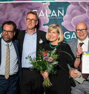 Krögarna Håkan Bengtsson och Anna Hultberg var på plats för att ta emot priset.