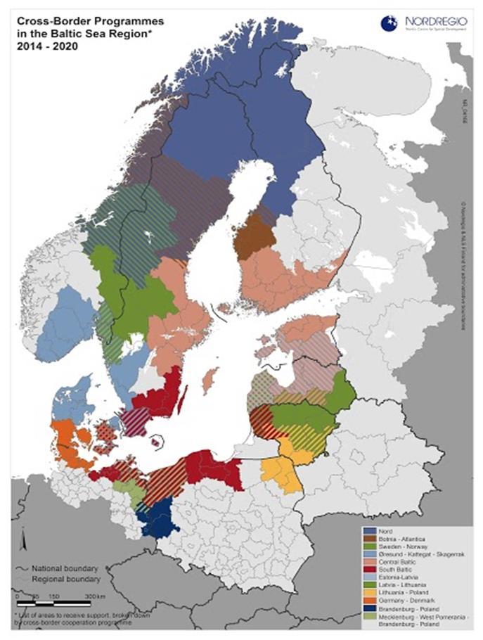 Gränsöverskridande möjligheter genom Interreg Viktig svensk prioritering Sverige deltar