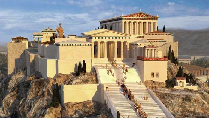 Aten Under Atens storhetstid på 400-talet f.kr. hade staden omkring 315 000 invånare. 115 000 av dem var slavar, som till största delen arbetade i gruvor och stenbrott. Slavarna behandlades hyggligt.