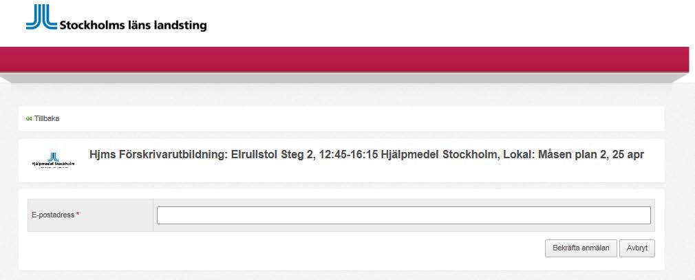 B9 Ange den e-postadress vi ska använda för att nå dig samt bekräfta din anmälan på. B10 Anmälan dig hä B11 Fyll i dina uppgifter.välj ett lösenord för kontot du nu skapar och bekräfta anmälan.