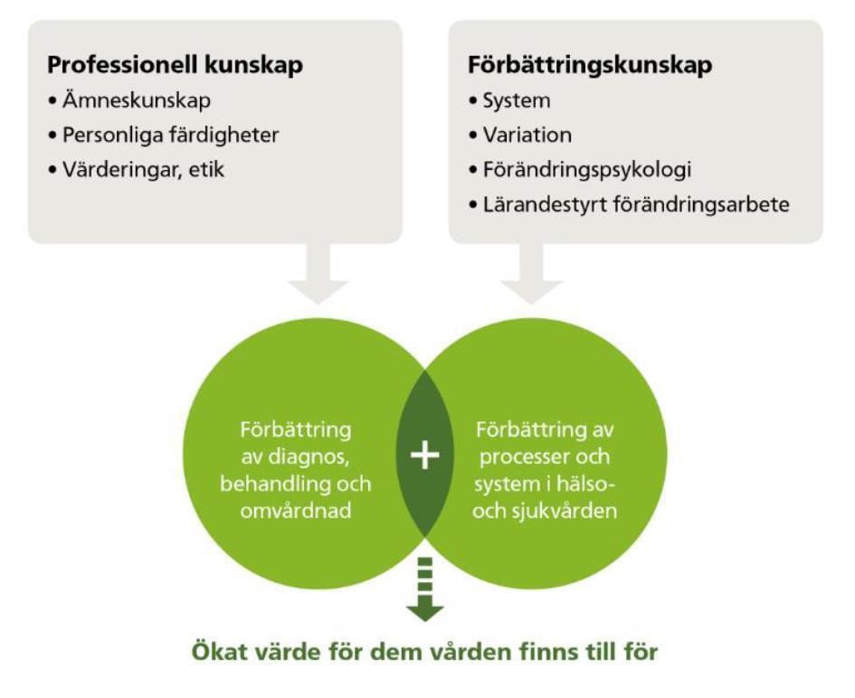 Stöd för utveckling i förlossningsvården QRC Stockholms syn på förbättringsarbete präglas av definitionen av förbättringsarbete enligt Batalden och Davidoff (2) Den kombinerade och oupphörliga