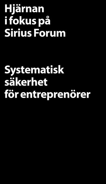 Sidorna 6-7 Systematisk säkerhet