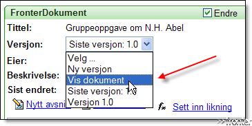 Men författarna kan också själva välja Ny version: Självvalda versioner blir numrerade 1.0, 2.0 osv.