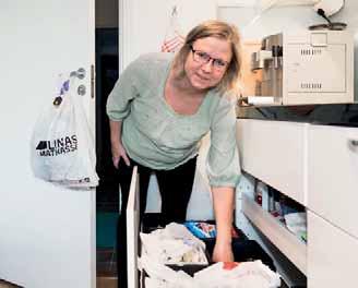 som plastförpackning) UTMANINGEN: Lättåtkomligt utan att det syns Idag är familjens