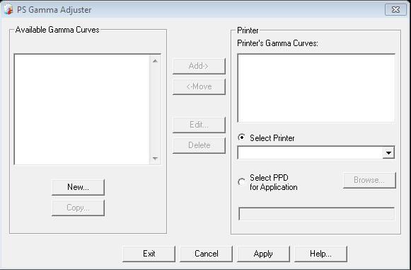 Gemensamma verktyg för Windows/Mac OS X 3 Använda verktygsprogramvara Justera färg med verktyget PS Gamma Adjuster Detta avsnitt beskriver verktyget PS Gamma Adjuster Utility.