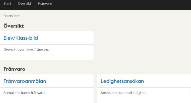 Vårdnadshavare En vårdnadshavare i Skolplattform Stockholm kan frånvaroanmäla sitt/sina barn och också ansöka om ledighet direkt i plattformen.