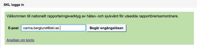 Det finns möjlighet att: Rapprtera in resultaten av genmförd jurnalgranskning, se användarmanual specifikt för rapprtering DEL 2.