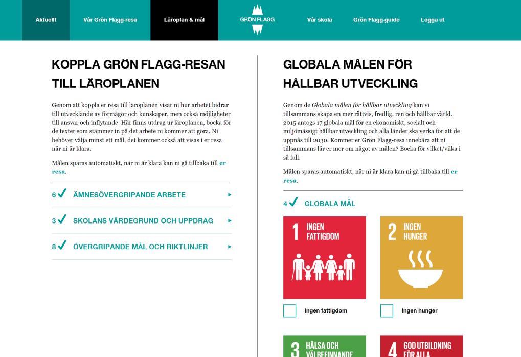 Steg #3 Koppla resan till viktiga mål GRÖN FLAGG GER MÖJLIGHET