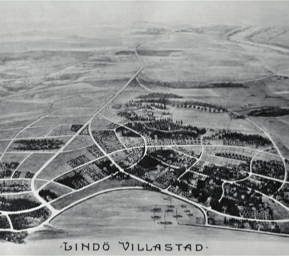 Tävlingsområdet Lindö - villastaden Lindö blev en populär plats att bygga enfamiljshus på under 1920-talet.