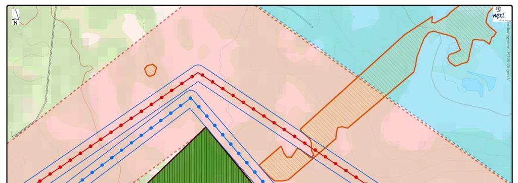 11(14) E45/E16 kommer av den anledningen att vara mer synlig än övriga alternativ. Skillnaden mellan övriga alternativ bedöms som mycket liten när det gäller påverkan på landskapsbilden.