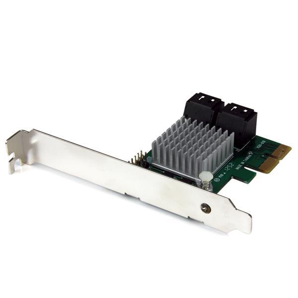 PCI Express 2.0 SATA III 6 Gbps RAIDkontrollerkort med 4 portar och HyperDuo nivåindelad SSD-lagring Product ID: PEXSAT34RH PEXSAT34RH SATA-kontrollerkort med 4 portar och HyperDuo för PCI express 2.