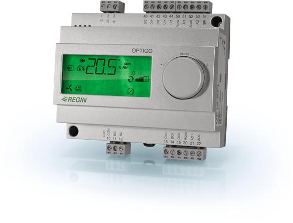 revision 07 2010 OP10 Förprogrammerad, konfigurerbar regulator för mindre applikationer Optigo är en ny serie förprogrammerade, konfigurerbara regulatorer som kan hantera allt från temperatur- eller