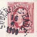 SÖDERFORS-HADE Stämpeln är känd bara från år 1900. Men linjen är belagd till minst 1904. Detta exemplar bjöds ut på Swestamps raritetsauktion i oktober 2017.