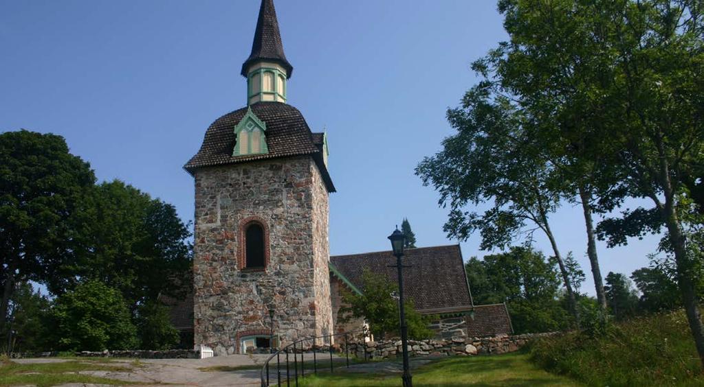 Föglö kyrka, medeltida Sockenkyrka, troligen 1300-tal, totalt