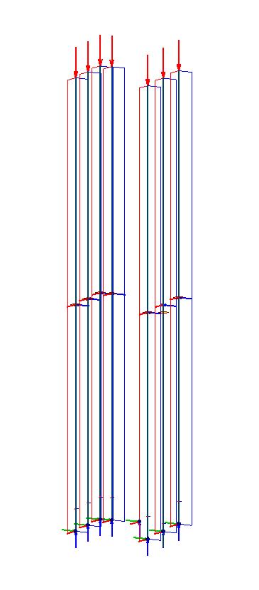 41: Översikt av husmodellen som visar pålgruppen under trapphuset. Figur 5.