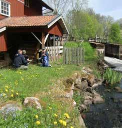 , längre in i viken, har långgrund sandstrand och är omtyckt av barnfamiljer. Kör Asklandavägen Björkvägen.