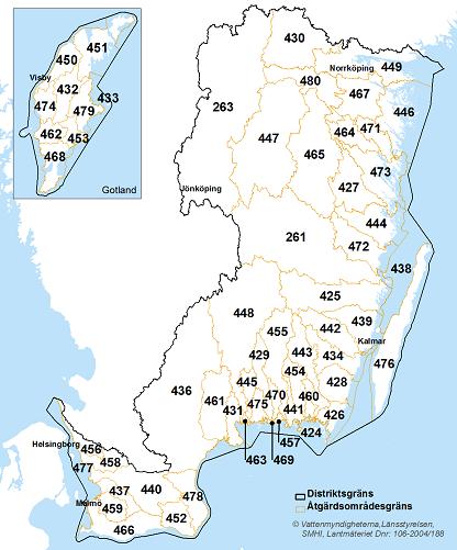 REGIONALA PERSPEKTIVET Effektivare åtgärdsarbete Avrinningsområden Anpassning till