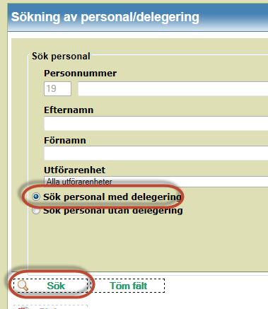 Dok nr OSF/AU-18:024 För att skriva ut delegeringsbeslutet, att godkännas och undertecknas av båda parter, klickar du på Skriv ut.