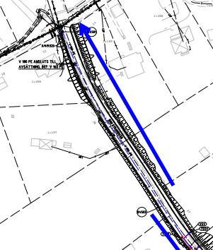 -0-, Rev -0- Projektnummer Boo strandväg Tillkommande flöde Ackumulerat flöde Boo Strandväg 0/0 till 0/000 l/s