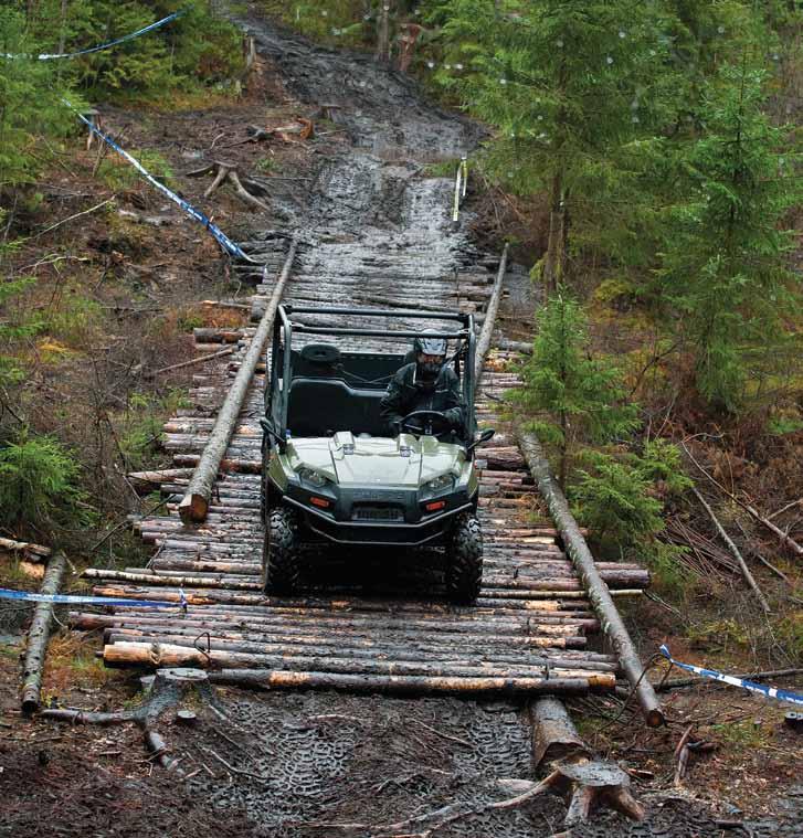 Det var en extremt rolig och utmanande bana man byggt upp på Rudskogen.