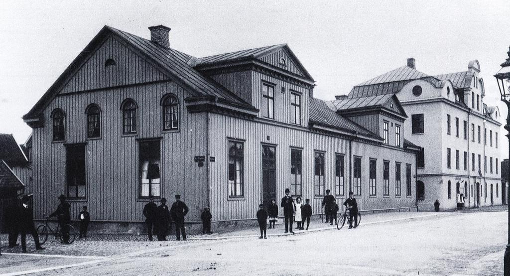 Jönköpings gamla missionshus, med plats för 1000 besökare. Här ligger i dag Jönköpings stadsbibliotek.