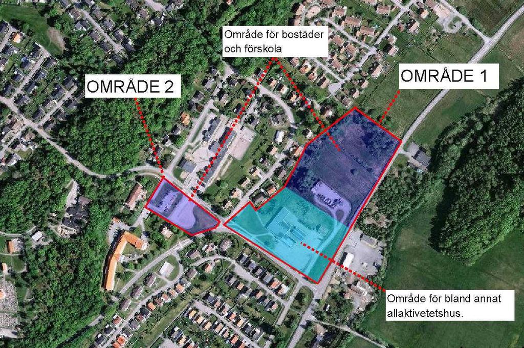 SANDSTRÖM Kompletterande miljöteknisk markundersökning Diseröd centrum Kungälvs kommun Projektnr: 141050 Figur 2. Karta från www.hitta.se som visar de två områdena i Diseröd.