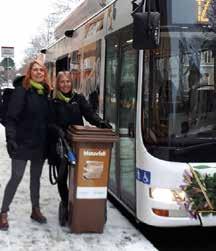 NY ÅTERVINNINGSCENTRAL I ÖSTERFÄRNEBO OCH FOSSILFRITT BRÄNSLE Miljöpedagogerna har besökt 280 klasser och träffat närmare 5300 skolelever runt om i regionen under året.