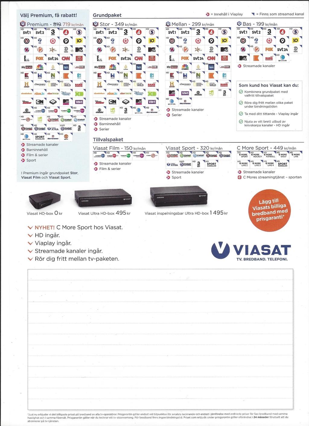 BILAGA 2: Haurida-Vireda Framtidsfiber Tjänster i fibernätet 2018-03-28 Gruppavtal och Grundpaket, Tillvalspaket VIASAT HAURIDA- VIREDA FRAMTIDSFIBER VIASAT GRUPPAVTAL INNEHÅLLER: Bredband 100/100