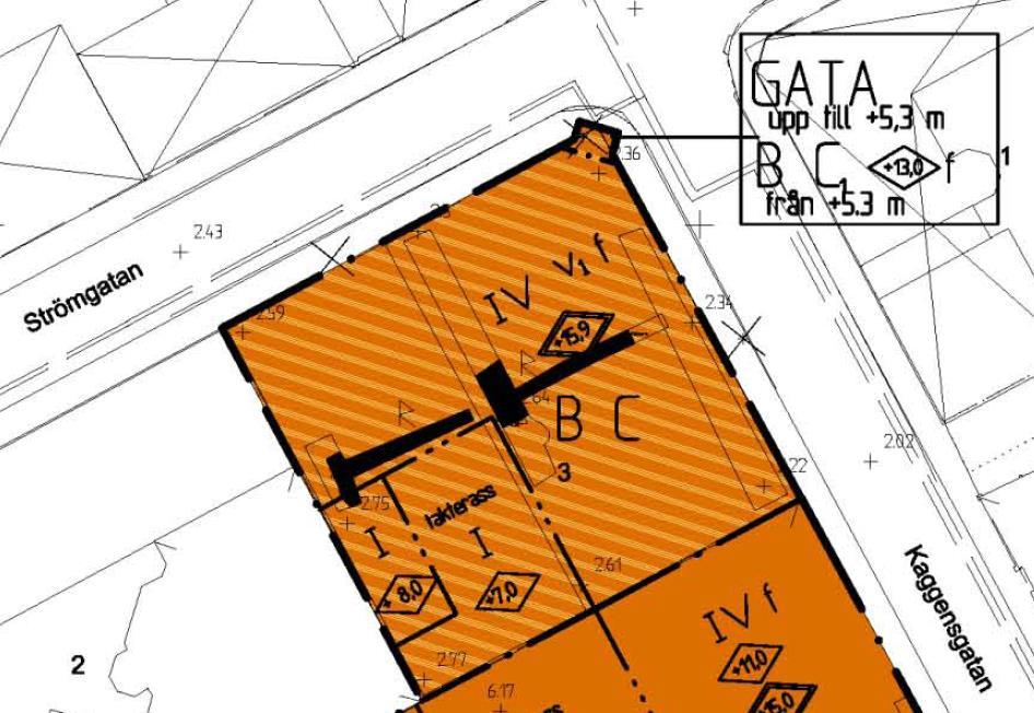 Samhällsbyggnadskontoret Ändring av planbeskrivning 9(18) ÄNDRINGAR OCH KONSEKVENSER Ändringar i gällande detaljplanekarta Ändring av detaljplanen avgränsas