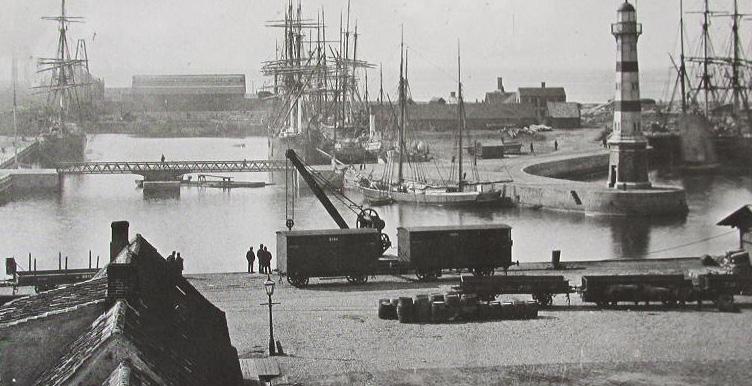 Då Nyhamnen tillhör den äldsta delen av Malmös nuvarande hamn. Den började anläggas under ledning av Nils Ericson i mitten av 1800-talet.