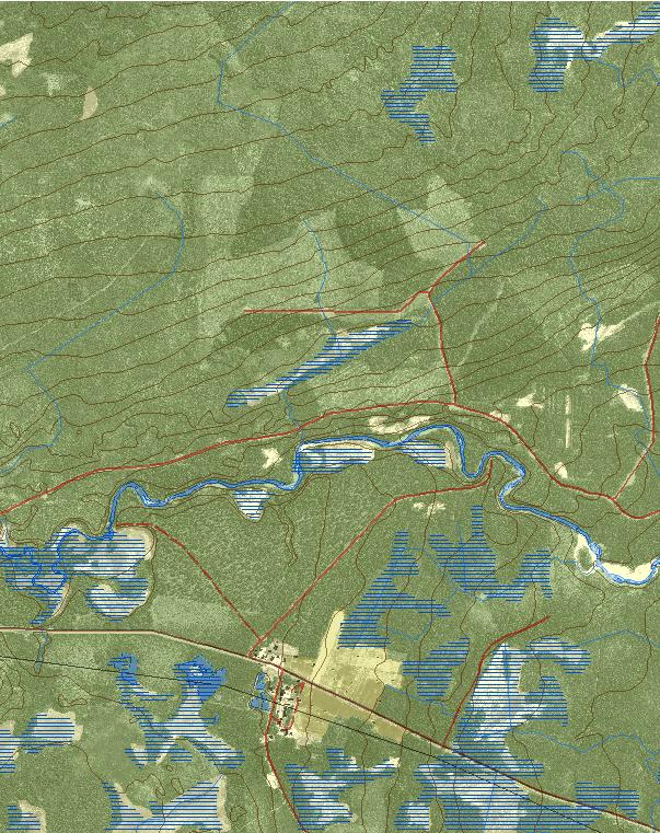 NR 2001002 Bilaga 1 Naturreservatet Rokliden Area ca 113 ha Skala 1:15 000 Dammänget Rokån Copyright