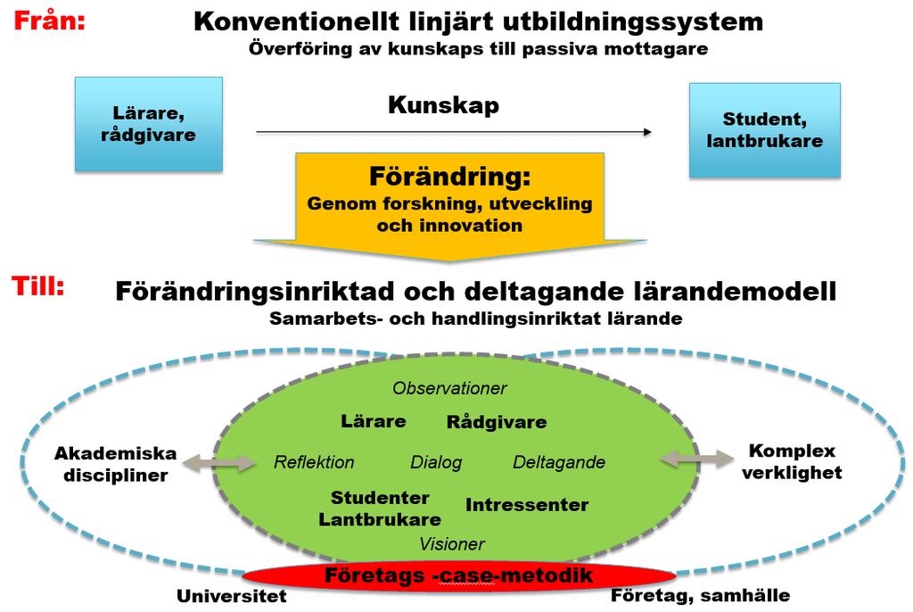 Rapport om stärkt kompetensutvecklingen i företagsledning inom livsmedelssektorn Genom att SLU arbetar med denna lärande metodik inom företagsledning, så har vi sett de positiva effekterna.