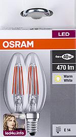 LED-lampa, Normal/Classic A, klar, Retrofit 4083550601 6 W (=60 W) 806 lumen Ø 60 mm L: 105 mm Klar Varmvit SB 2 6 - LED-lampa,