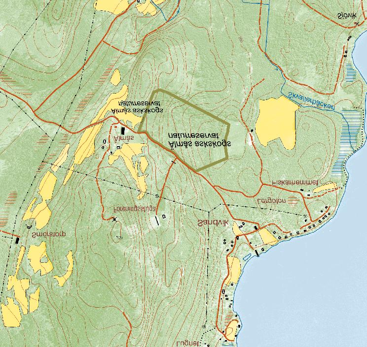 Natura 2000-område Älmås askskog SE0310737 Fastighetskarta