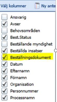 Beställning som skickats till fel utförare Beställningar som inte öppnas går att återta av handläggaren.